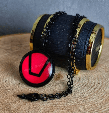 Halsband The Swing - Red & Black - S.O.S