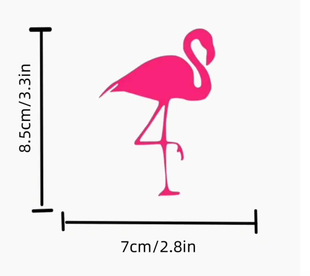 Flamingo Bildekal