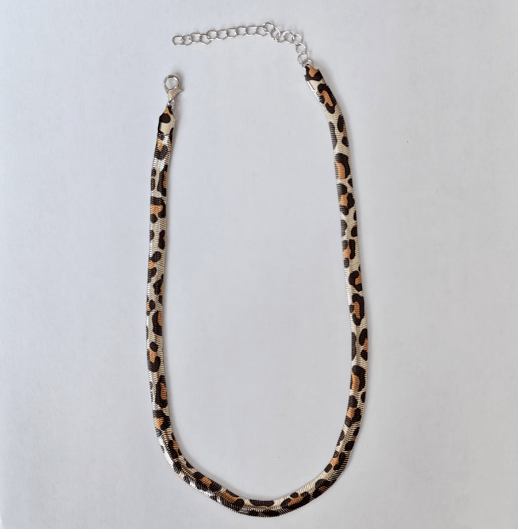 Ormkedjehalsband Leopard - S.O.S