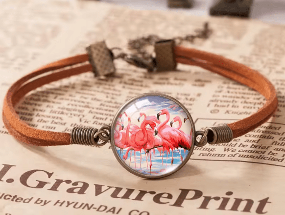 Armband Flamingos - S.O.S