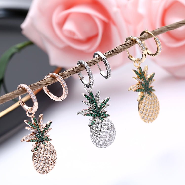 Örhänge Glittrande Ananas - S.O.S