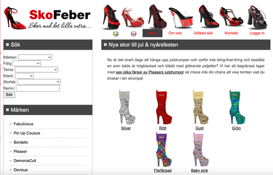Snygga skor till nästa Swingersfest eller nästa besök på swingersklubben.
