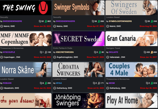 3 miljoner Swingers- SDC. Finn swingers nära dig och swingers över hela världen.