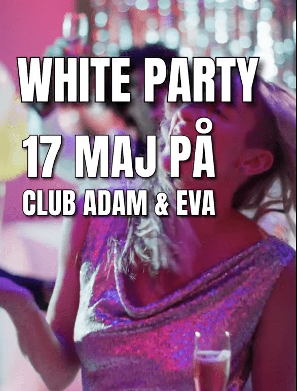 White Party på Club Adam & Eva. Sveriges bästa swingersklubb med swingers från hela landet.