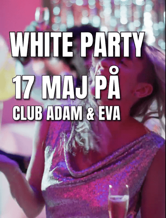 White Party på Club Adam & Eva. Sveriges bästa swingersklubb med swingers från hela landet.
