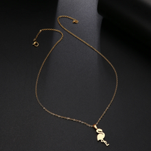 Ladda upp bild till gallerivisning, Halsband Flamingo i Guld &amp; Silver
