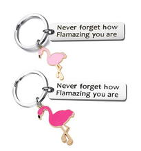Ladda upp bild till gallerivisning, Nyckelring med Rosa Flamingo
