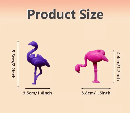 Vinglasmarkörer Flamingo Style för Swingersfester.