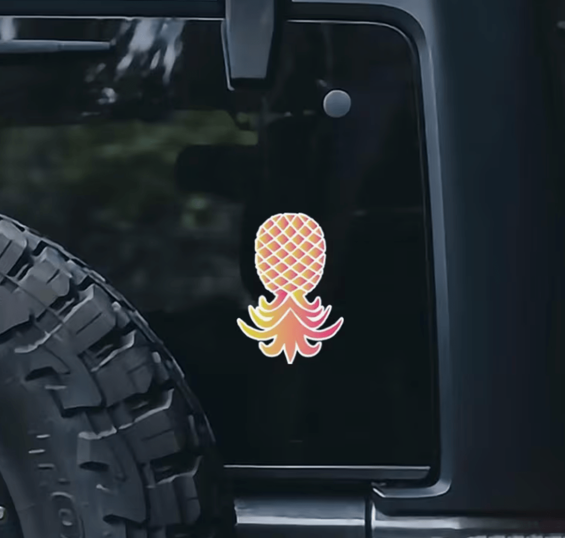 Bildekal Pinapple. Symbol för Swingers världen över.