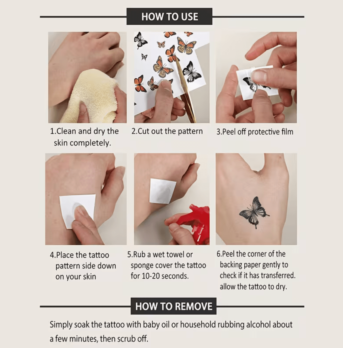 Fluorescerande Stjärntatuering. Lys upp swingersfesten.