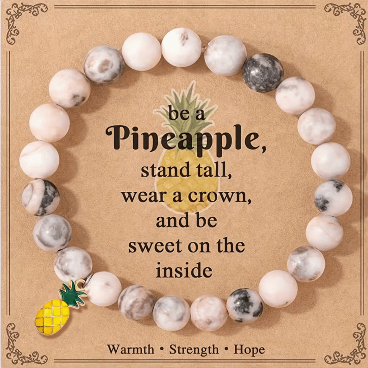 Armband Be a Pinapple. Presenten till dina swingersvänner.