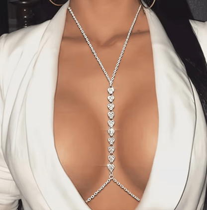 Kroppskedja Glittrande Strass - S.O.S