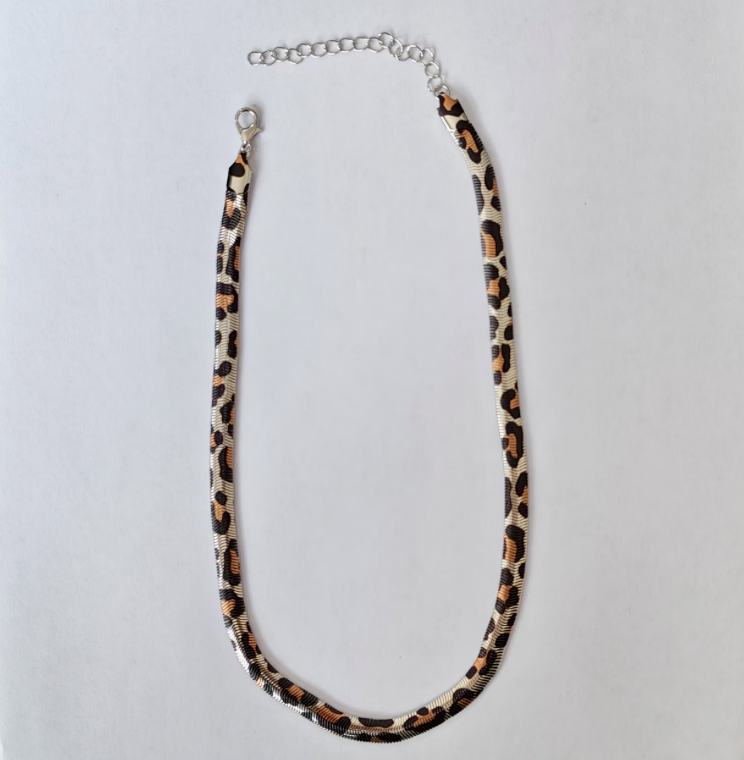 Ormkedjehalsband Leopard
