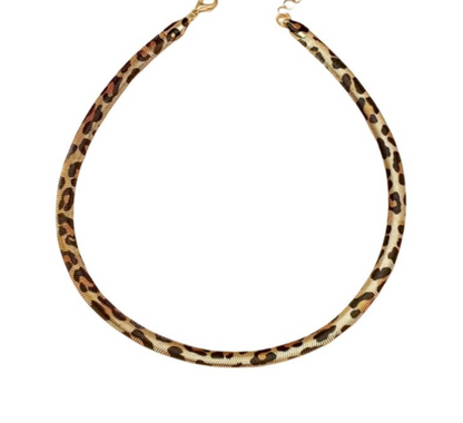 Ormkedjehalsband Leopard