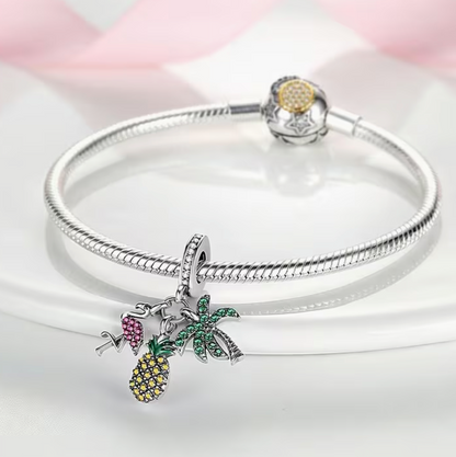 Smycke Flamingo-Pinapple-Palm