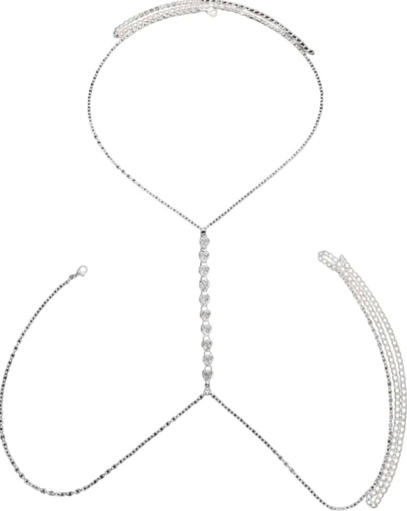 Kroppskedja Glittrande Strass - S.O.S