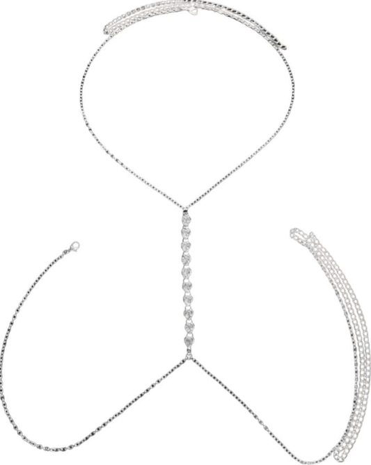 Kroppskedja Glittrande Strass - S.O.S