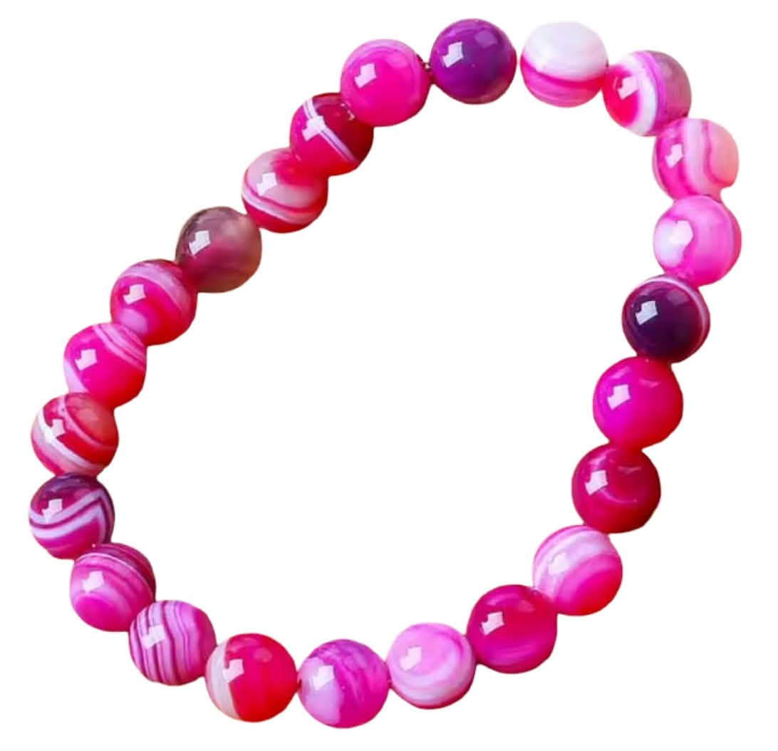 Rosa Pärlarmband/Kommande Produkt - S.O.S