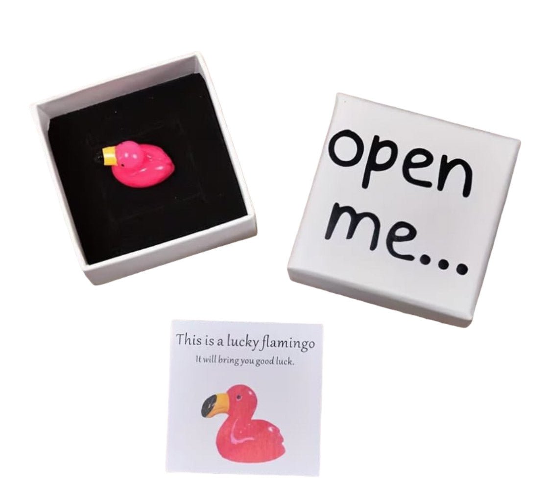 Lyckofigur Flamingo. Presenten till din swingersvän.