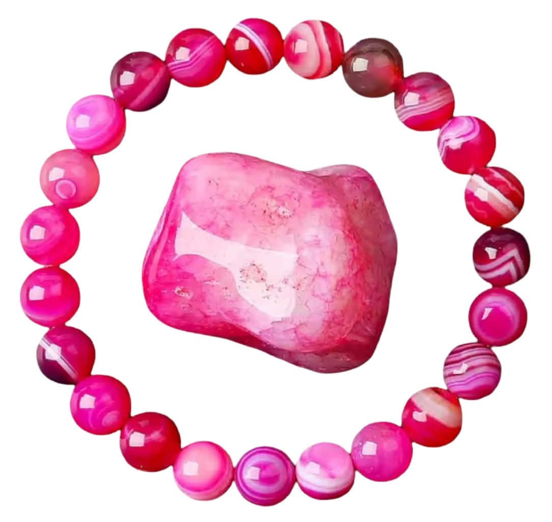 Rosa Pärlarmband/Kommande Produkt - S.O.S