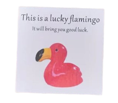 Lyckofigur Flamingo. Presenten till din swingersvän.