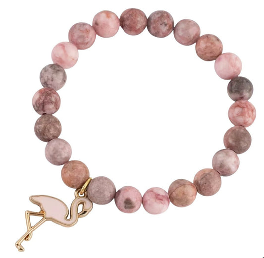 Armband Be a flamingo. Fin Flamingo present till dina Swingersvänner.