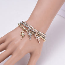 Ladda upp bild till gallerivisning, Trippel Flamingo Armband
