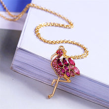 Ladda upp bild till gallerivisning, Halsband med Rosa Flamingo
