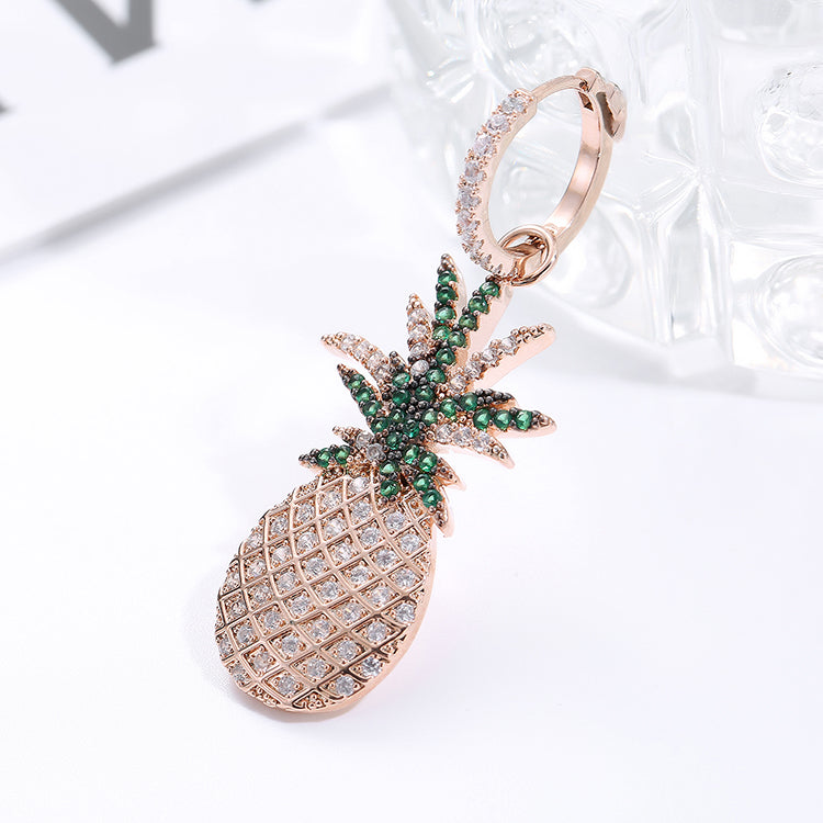 Örhänge Glittrande Ananas